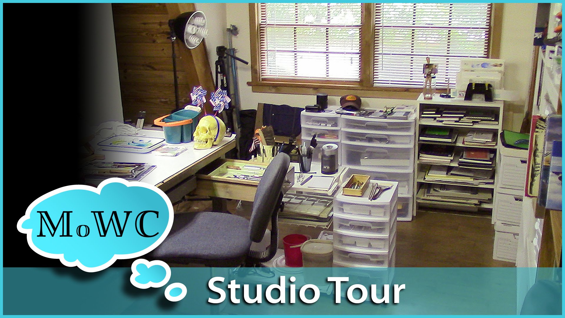 1920x1080 Art Studio Tour My Watercolor Painting Space - My Watercolor