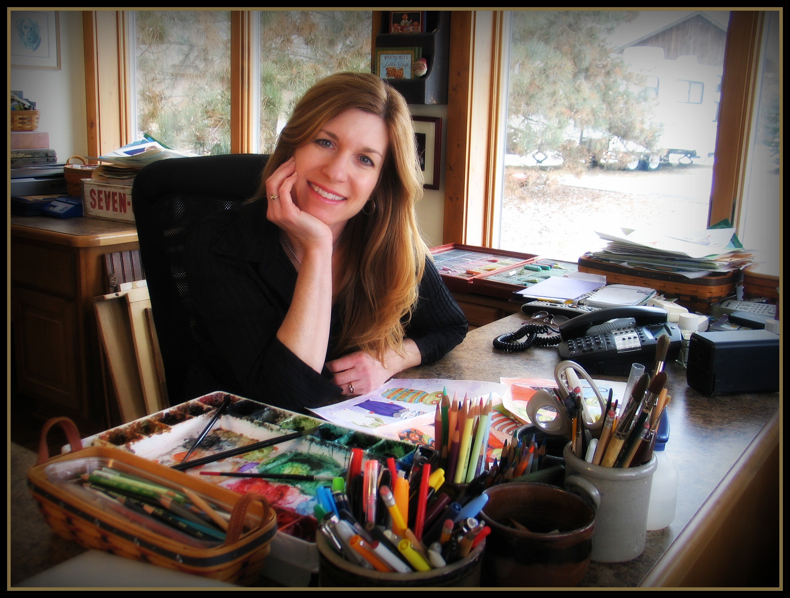 2664x2016 Me @ My Watercolor Station Picnik Teresakogut - My Watercolor