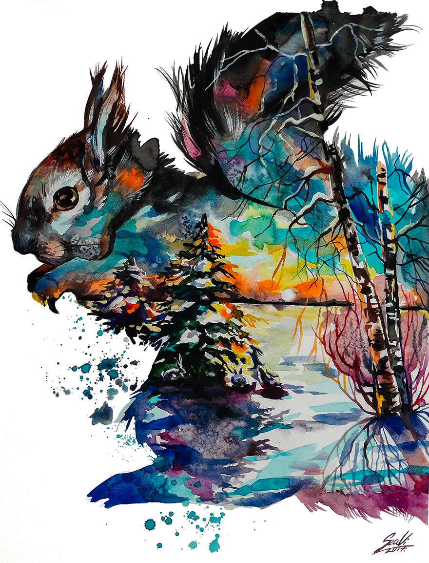 880x1153 My Watercolor Paintings Inspired By The Beauty Of Nature Bored Panda - My Watercolor