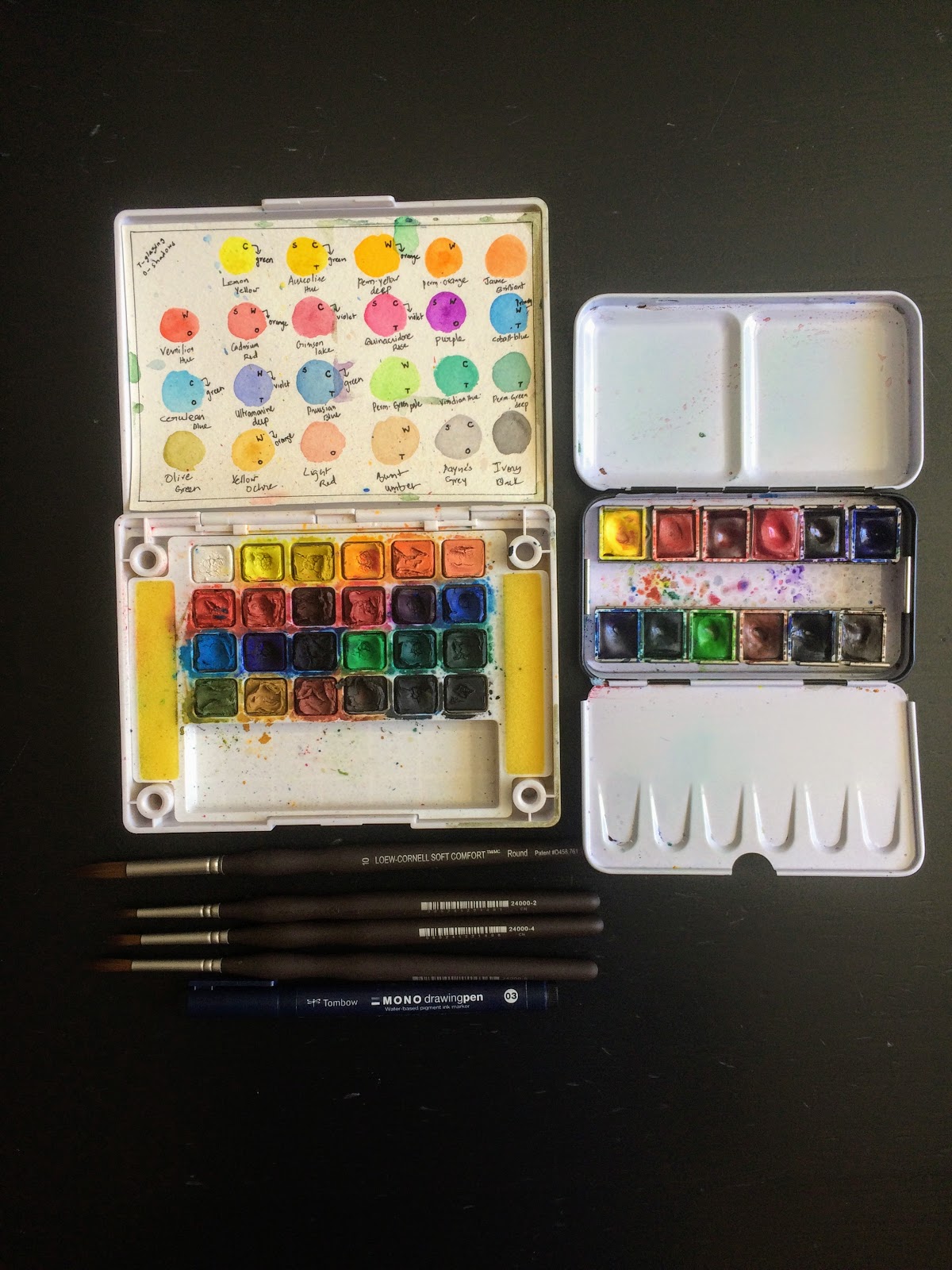 1200x1600 365 Days Of Siri My Watercolor Supplies (Old And New) - My Watercolor