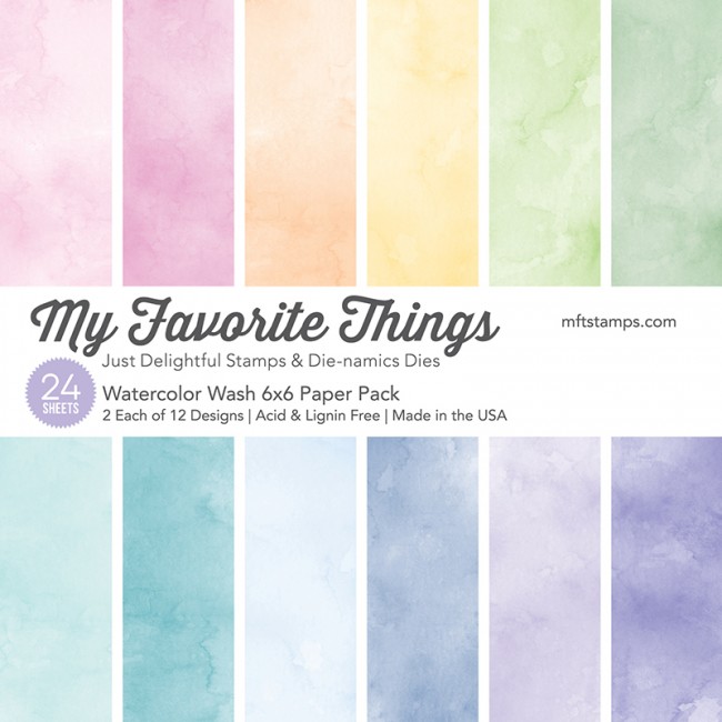 650x650 Watercolor Wash Paper Pack - My Watercolor