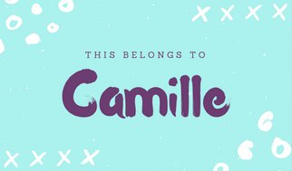 322x189 Mint Watercolor Vector Strokes Name Tag - Name Watercolor