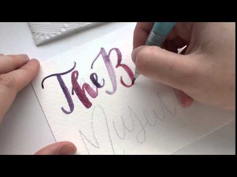 480x360 Modern Calligraphy Watercolor For Table Name Cards - Name Watercolor