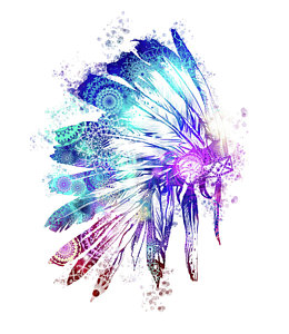 260x300 Native American Warrior Digital Art Fine Art America - Native American Watercolor
