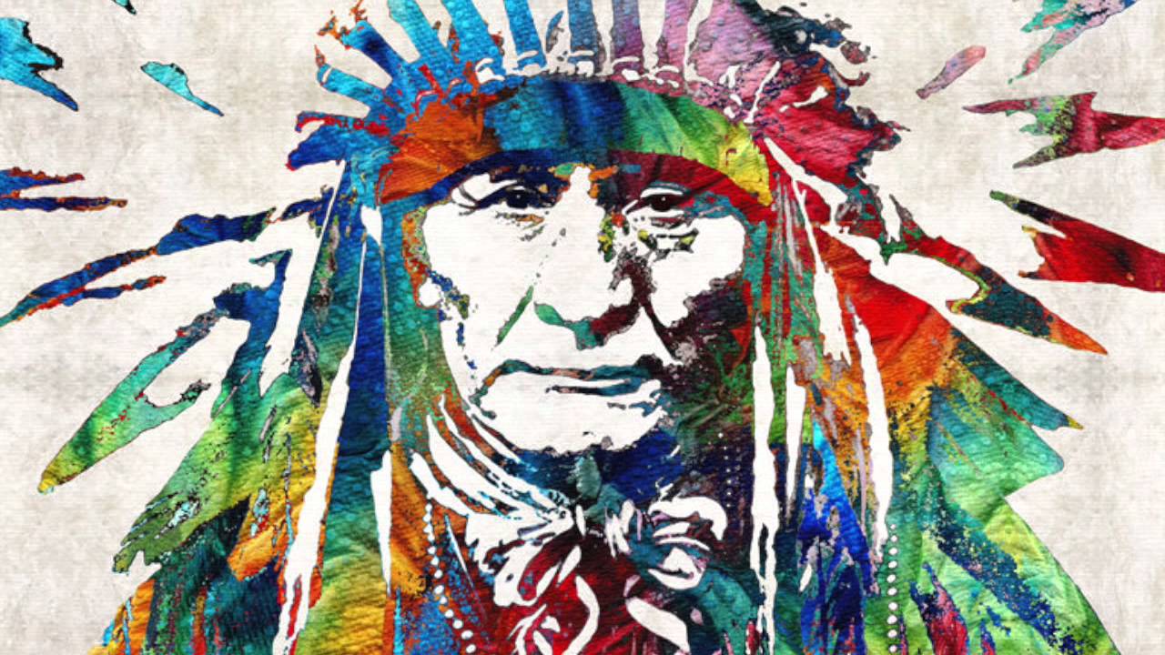 1280x720 Indigenous Native American Art - Native American Watercolor