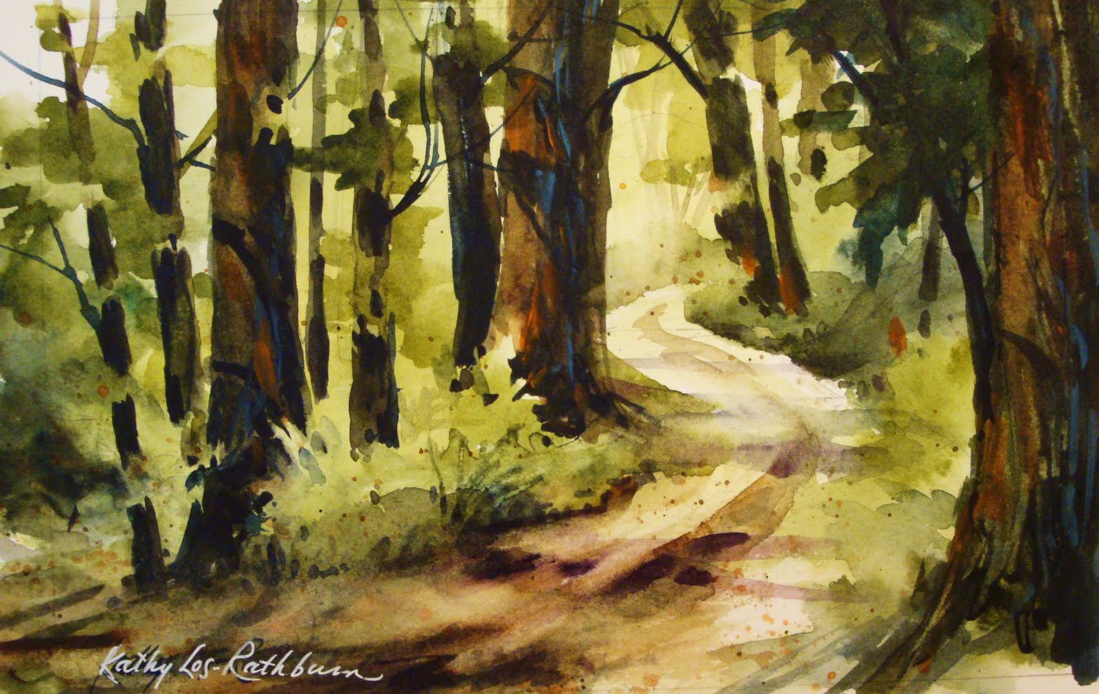 1600x1011 Nature Watercolor Draw - Nature Watercolor Painting