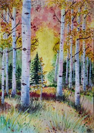 373x526 Watercolor Nature - Nature Watercolor Painting