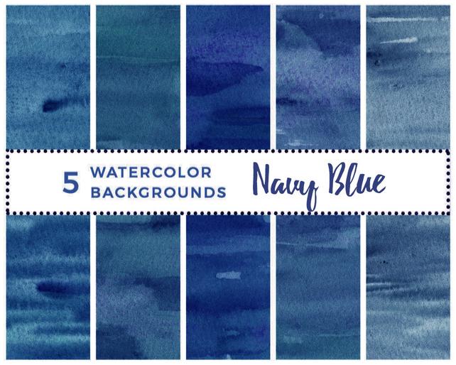 642x514 Navy Blue Watercolor Background Navy Watercolour Clipart Etsy - Navy Blue Watercolor