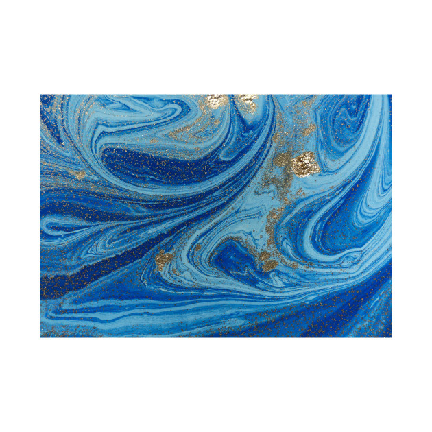 630x630 Navy Blue Watercolor Gold Art - Navy Blue Watercolor