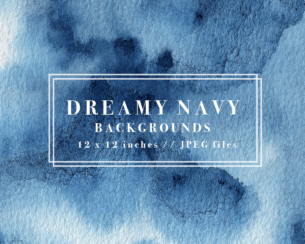 1000x800 Watercolor Leaves Wreaths Clipart, Diy Watercolor Wedding Invitations - Navy Blue Watercolor Background