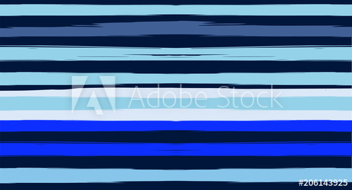 500x270 Navy Watercolor Horizontal Seamless Sailor Stripes. Geometric - Navy Watercolor
