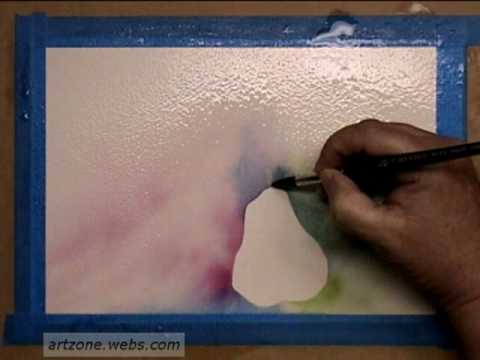 480x360 Part 1 Of Negative Painting In Watercolor - Negative Space Watercolor