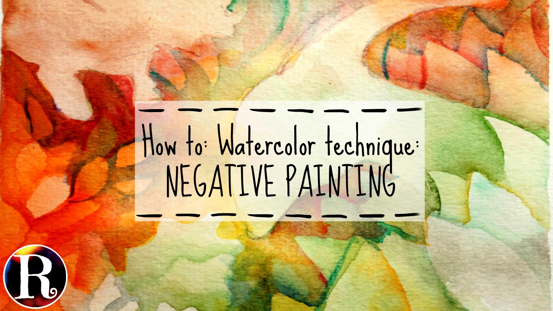 1920x1080 How To Watercolor Technique Negative Painting The Good - Negative Watercolor