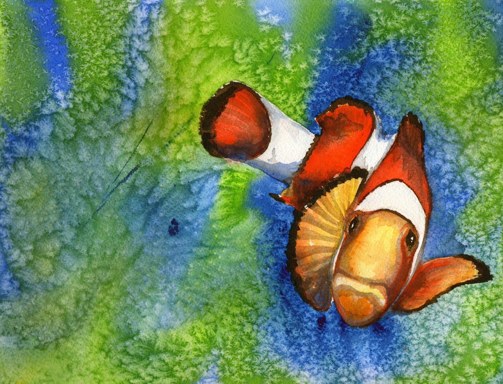 1600x1220 I Found Nemo - Nemo Watercolor