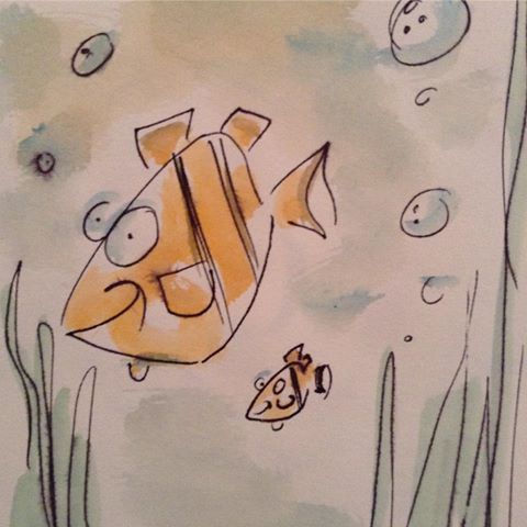 480x480 Images About - Nemo Watercolor