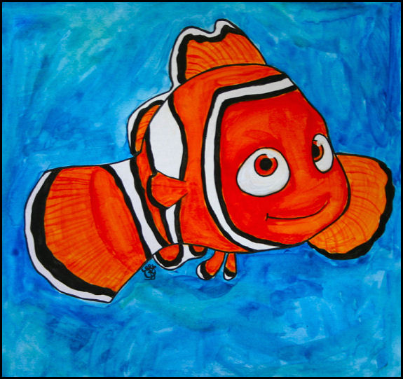 575x541 Nemo By Aunjuli - Nemo Watercolor