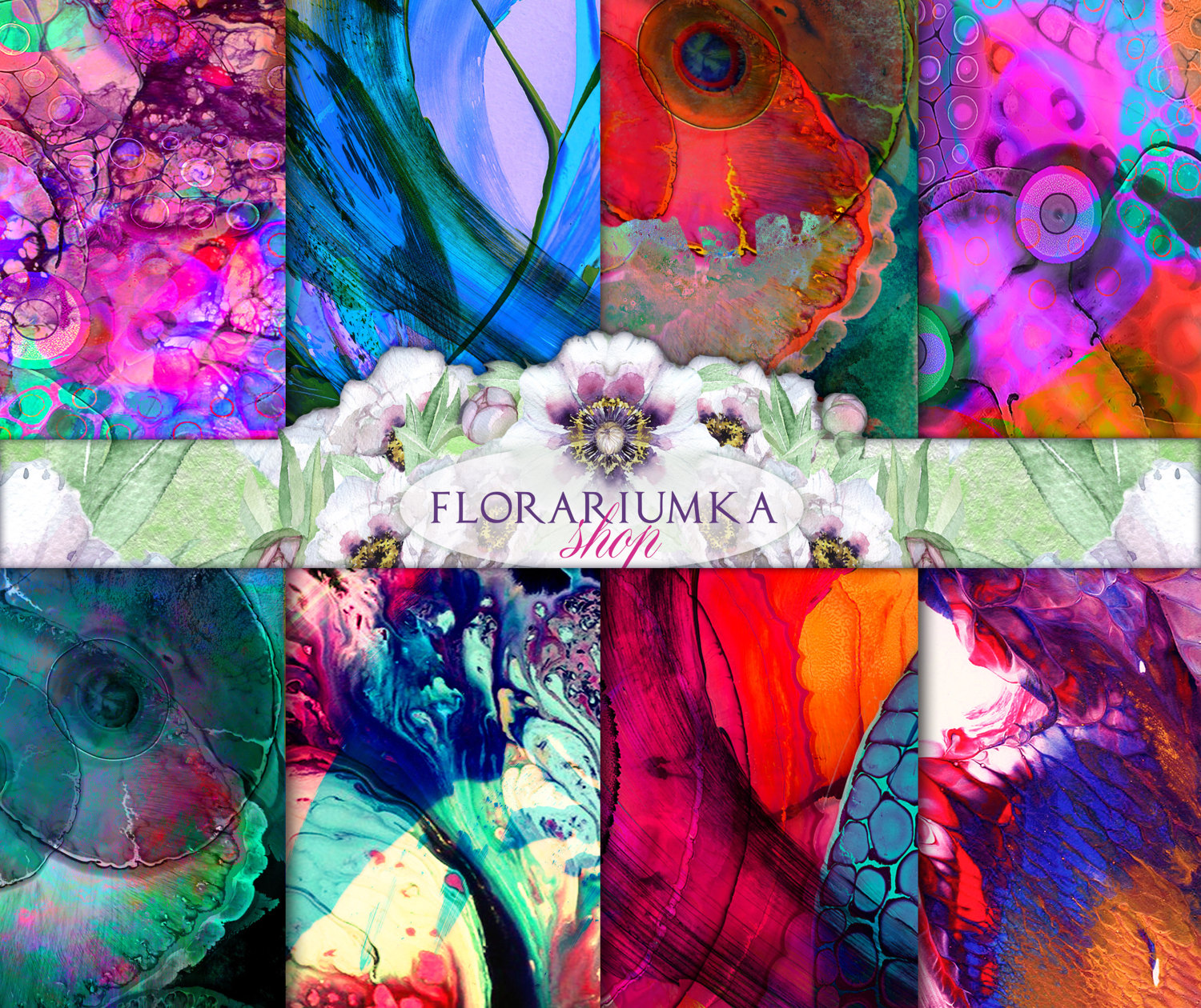 1500x1260 Neon Watercolor Digital Paper Textures Watercolor Backgrounds Etsy - Neon Watercolor