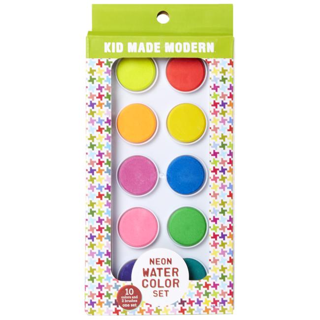 650x650 Neon Watercolor Set (Set Of 10) Kid Made Modern - Neon Watercolor