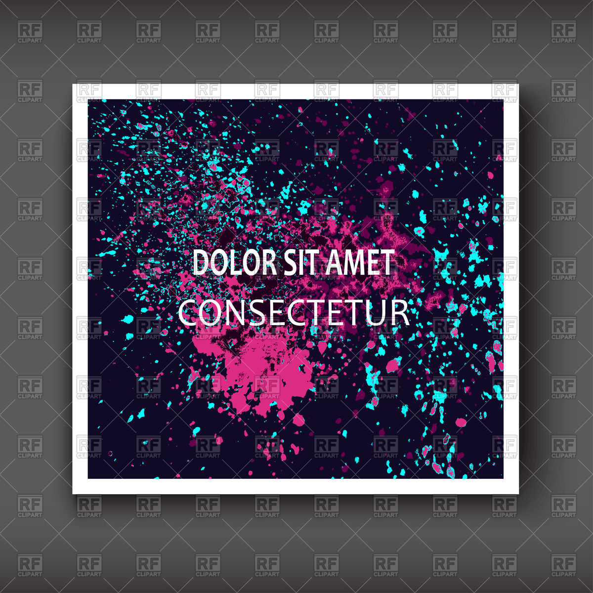 1200x1200 Neon Watercolor Splatter On Dark Backgrounds Vector Image Vector - Neon Watercolor