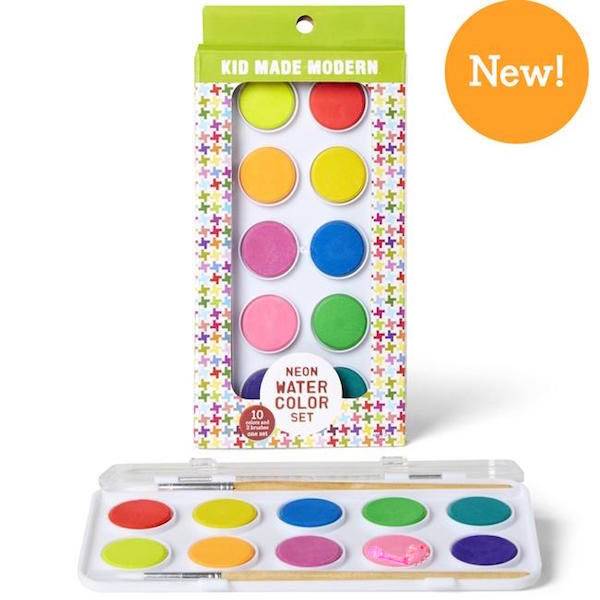 600x600 Kid Made Modern Neon Watercolor Paint Set - Neon Watercolor