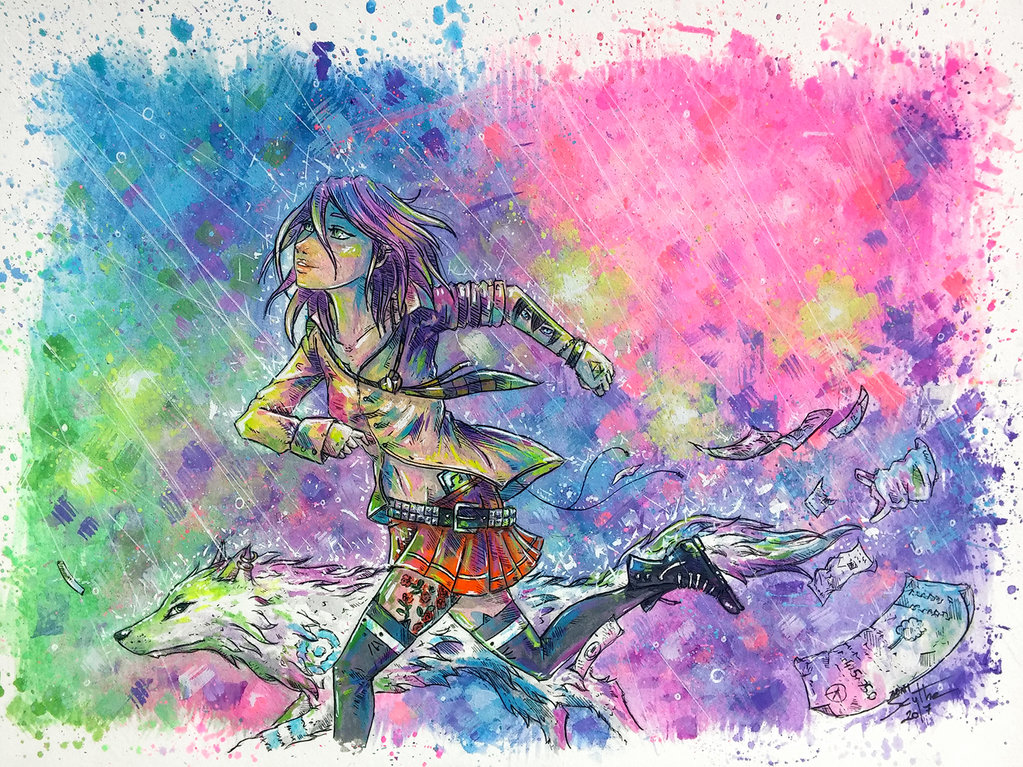1023x767 Neon Lights By Adamscythe - Neon Watercolor Paint