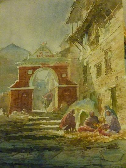 412x550 P1100011 - Nepal Watercolor
