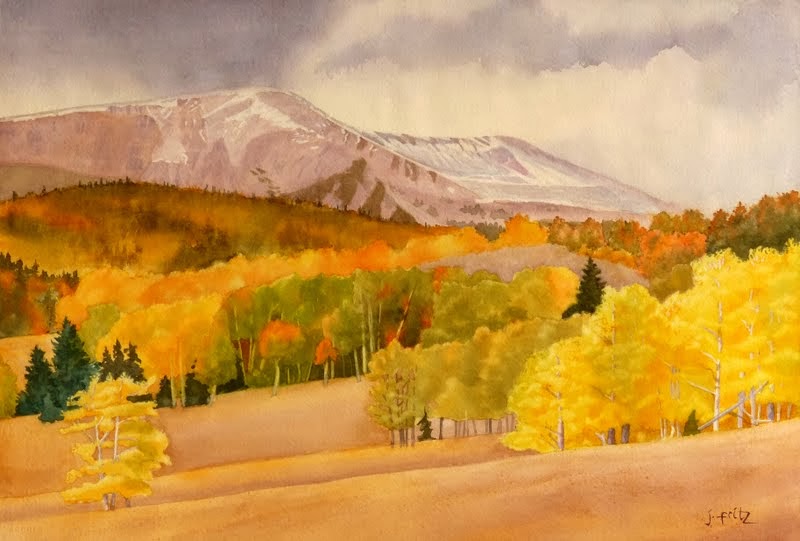 800x541 Watercolors By Jane Fritz 2014 - New Mexico Watercolor