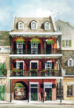 255x370 New Orleans Limited Edition Prints Of Original Watercolors By - New Orleans Watercolor