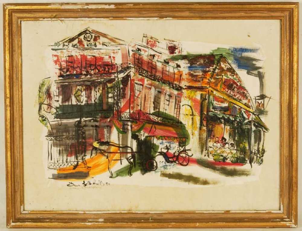 1000x765 New Orleans Watercolor Painting - New Orleans Watercolor