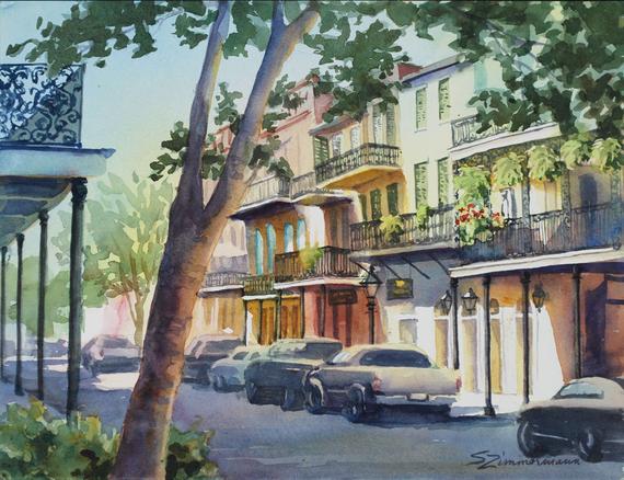 New Orleans Watercolor at PaintingValley.com | Explore collection of ...