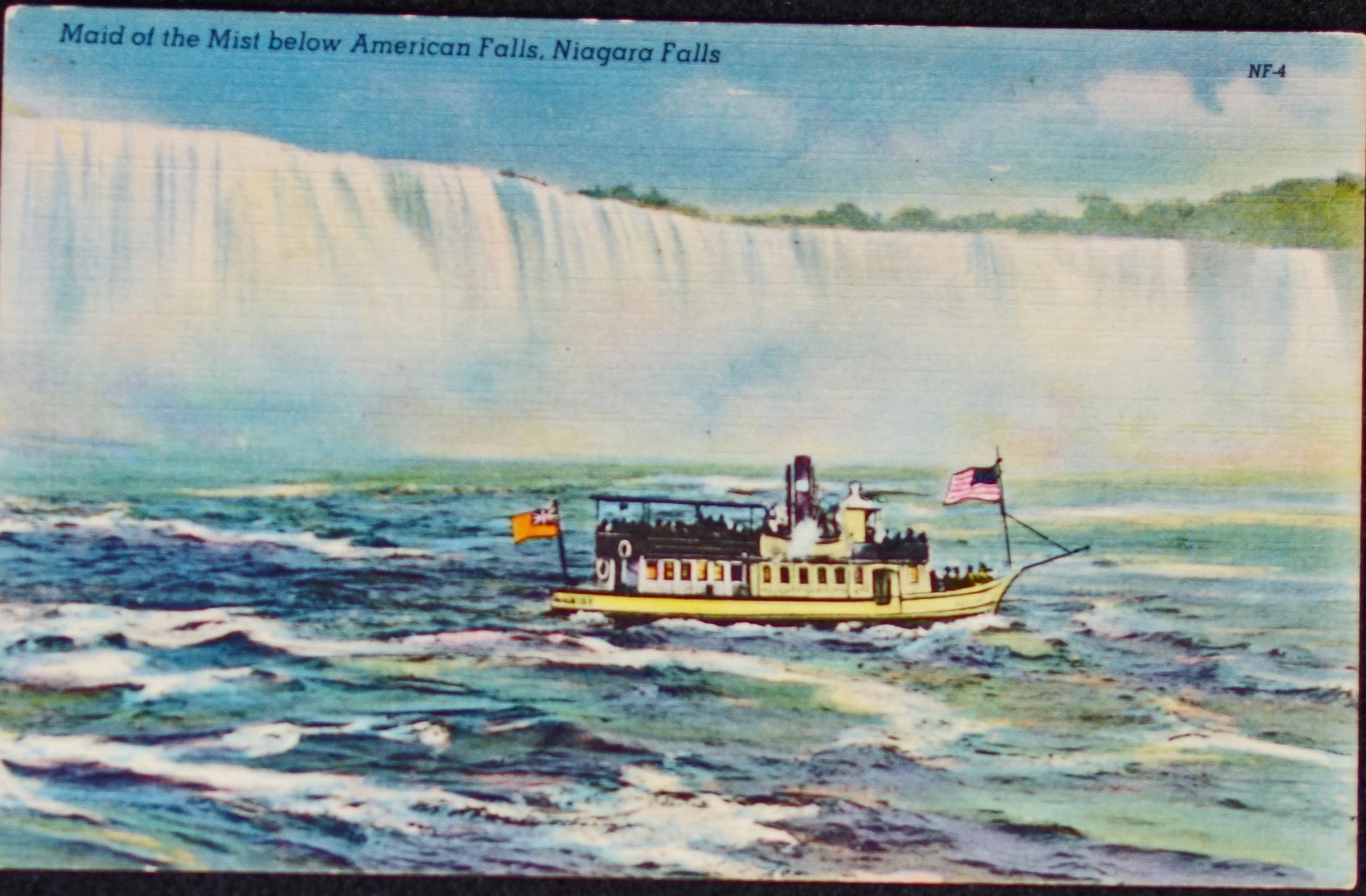 2209x1449 Maid Of The Mist (Boat Company) - Niagara Falls Watercolor