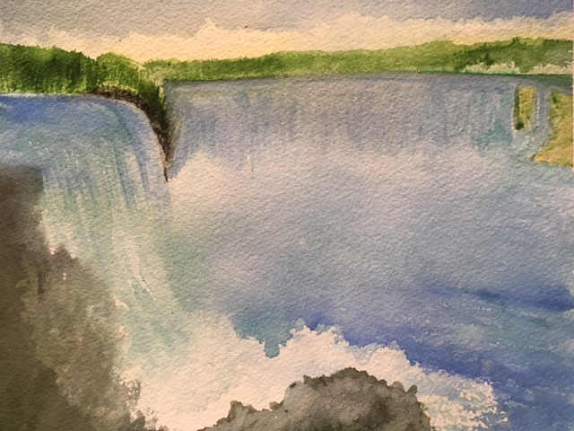640x480 Niagara Falls Water Color Paintings - Niagara Falls Watercolor