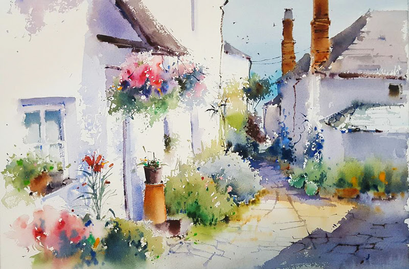800x526 Artospective Beautiful Watercolor Paintings By Blanca Alvarez - Nice Watercolor Paintings