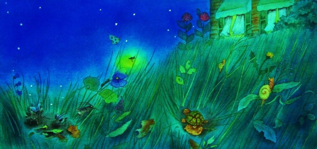 1024x482 How To Paint A Nighttime Effect With Watercolors - Night Watercolor Painting