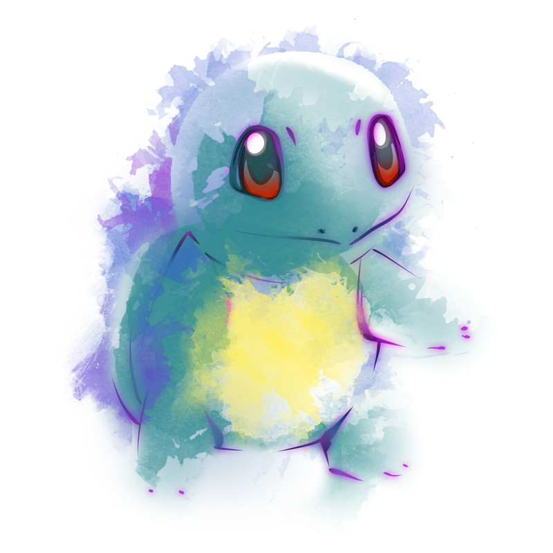 800x800 Water Watercolor - Nintendo Watercolor