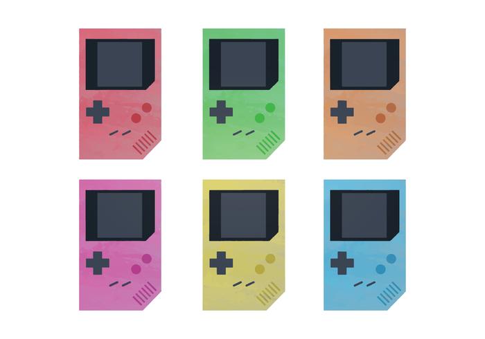 700x490 Watercolor Nintendo Game Boy Vectors - Nintendo Watercolor