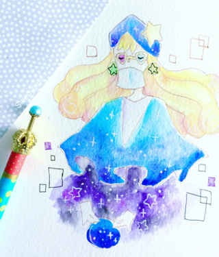 320x375 By Nyxthecat - Nintendo Watercolor