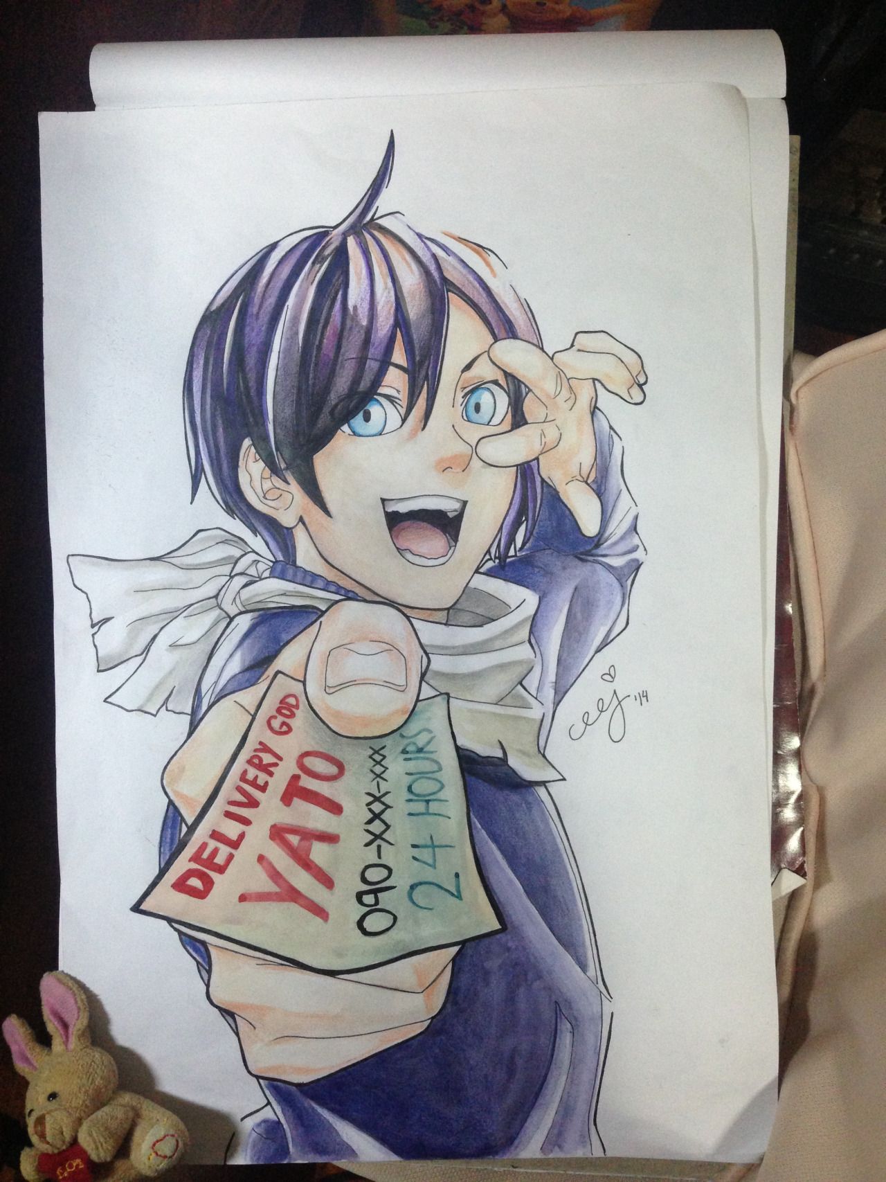 1280x1707 Watercolour Hurtsltlt This Art Is Amazing Noragami - Noragami Watercolor