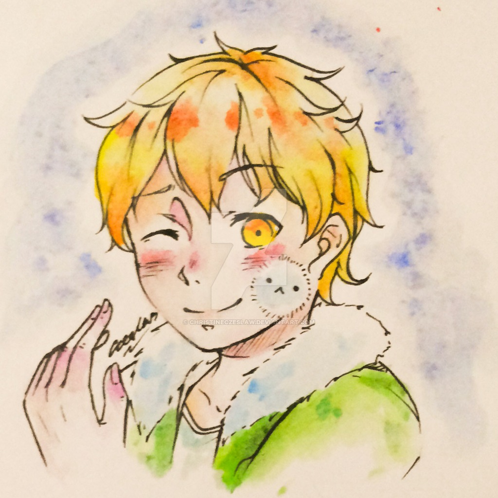 1024x1024 Yukine Noragami By Christineczeslaw - Noragami Watercolor