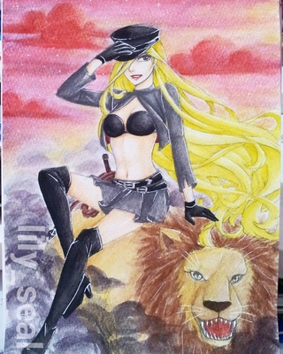 320x400 My Fanart Of Bishamon~ Done In Watercolours^^ - Noragami Watercolor