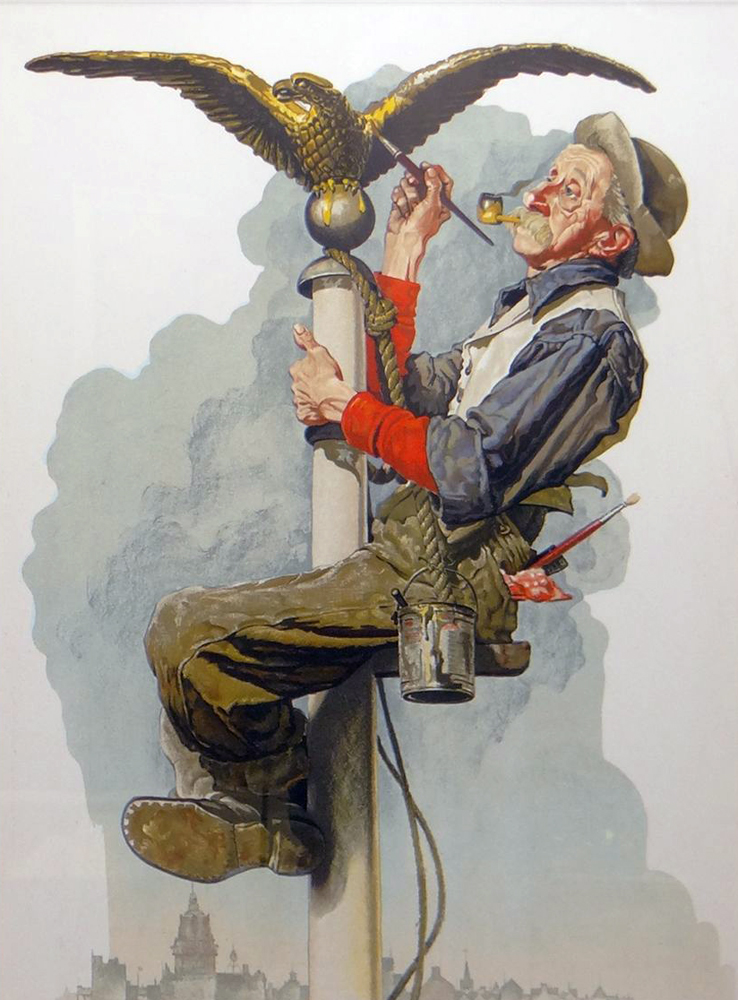 738x1000 Norman Rockwell Art For Sale - Norman Rockwell Watercolor