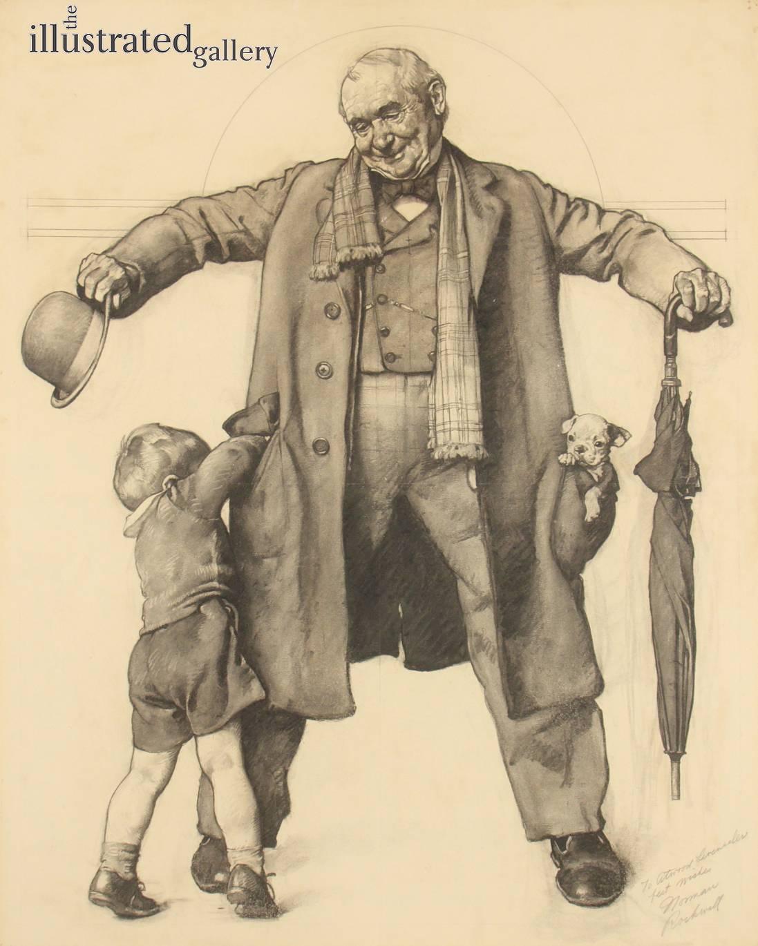 1097x1370 Norman Rockwell Drawings And Watercolor Paintings - Norman Rockwell Watercolor