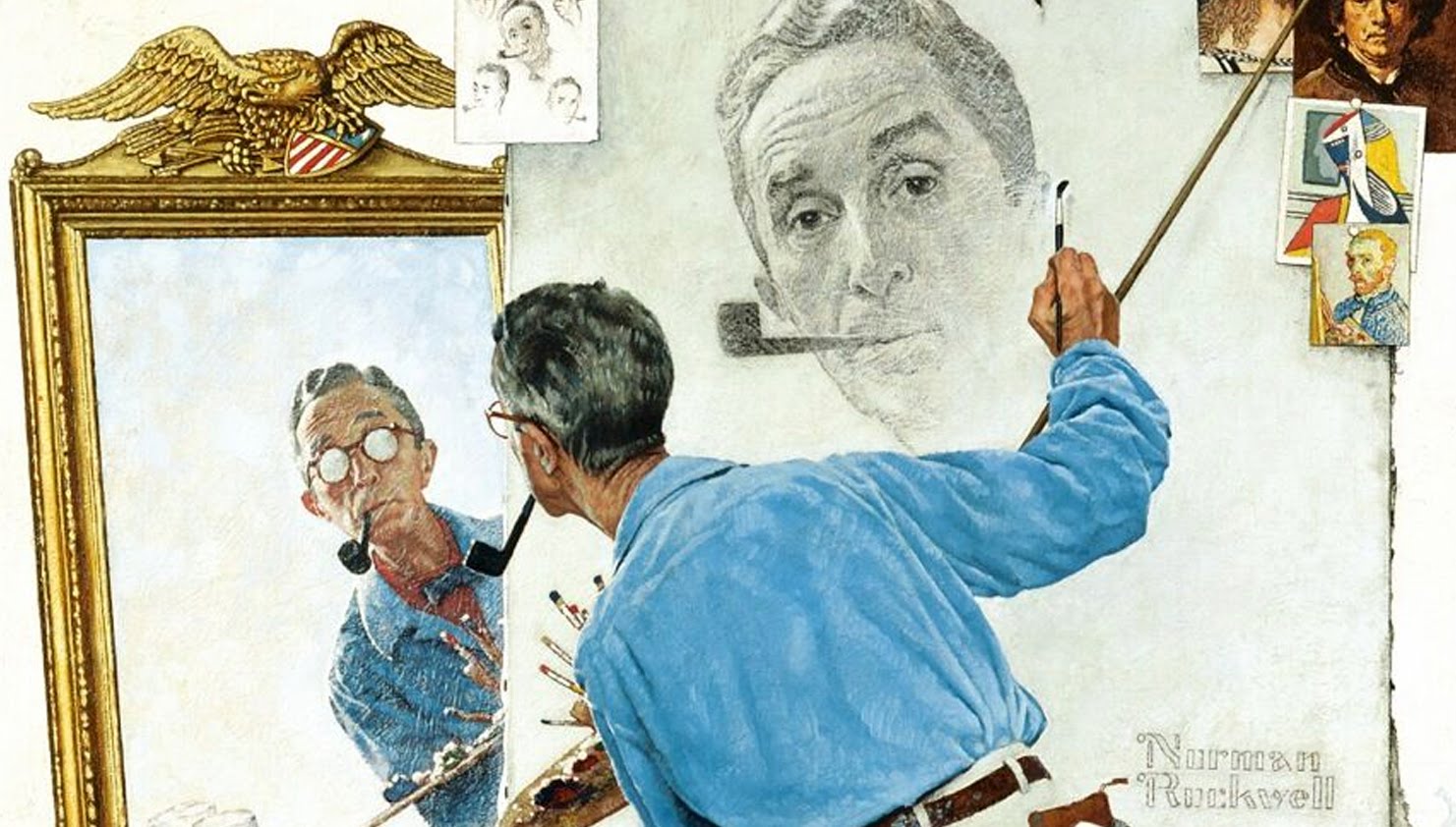 Norman Rockwell Watercolor at PaintingValley.com | Explore collection ...