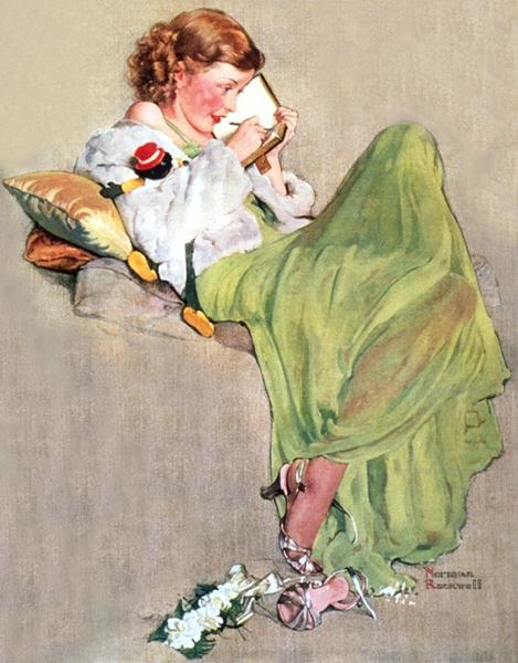 469x600 Diary. Cover Of The Saturday Evening Post (June 17, 1933) By - Norman Rockwell Watercolor