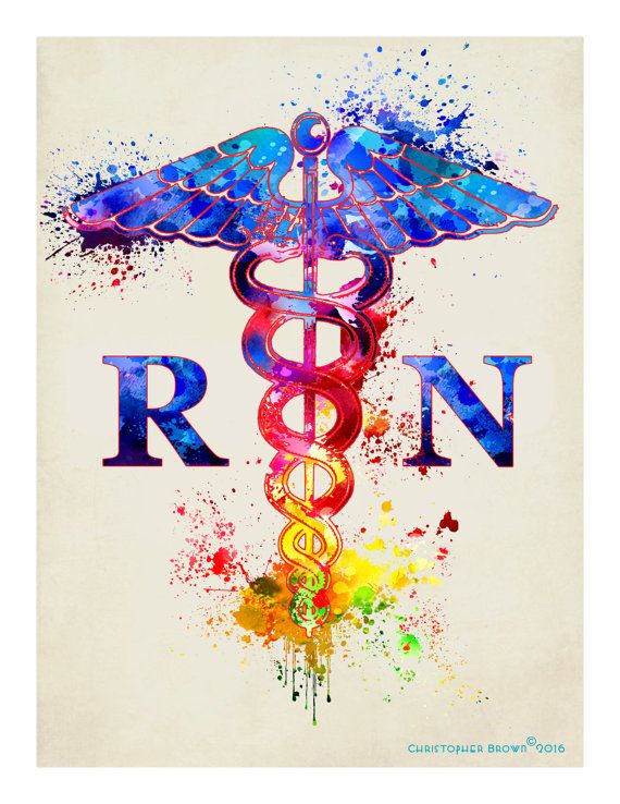 570x738 Watercolor Registered Nurse - Nurse Watercolor