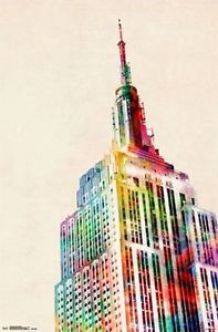 197x300 Empire State Building - Nyc Watercolor