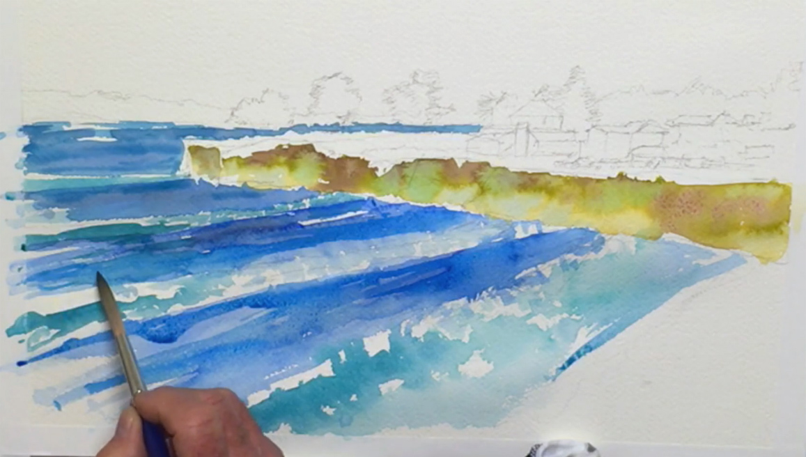 1157x656 Painting Water 101 Key Techniques For Seas, Oceans Amp Seascapes - Ocean Watercolor