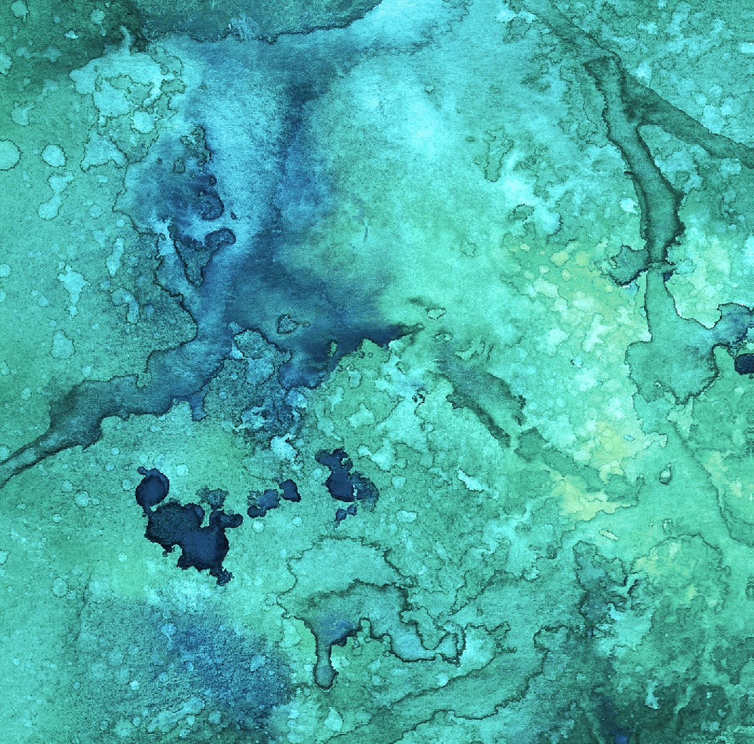 1056x1043 Watercolor Ocean Mermaid - Ocean Watercolor