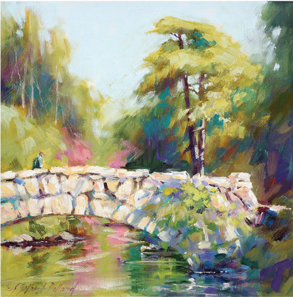 592x600 From Blank Canvas To Finished Work How To Start A Painting - Oil And Watercolor Painting