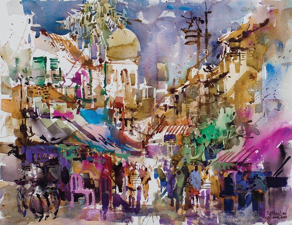1008x778 Singapore Art Gallery - Oil And Watercolor Painting